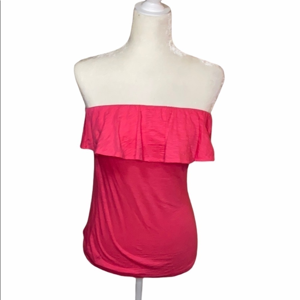 Lilly Pulitzer pink ruffled Top